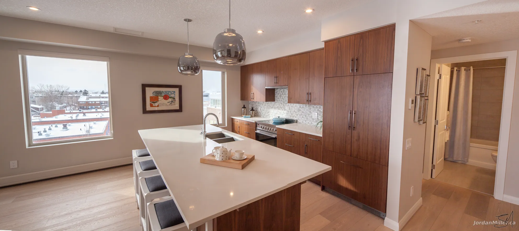 Kitchen with Fisher & Paykel appliances